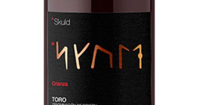 Diseño de la etiqueta para el vino SKULD Crianza Toro