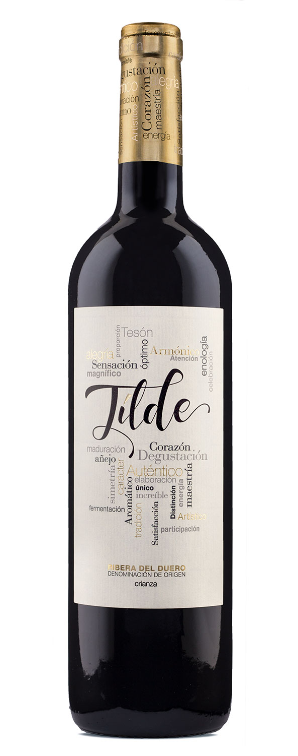 Diseño de Etiqueta para el vino Tilde Crianza