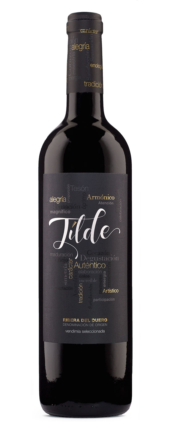 Diseño de Etiqueta para el vino Tilde Selection